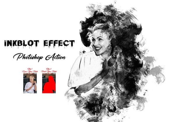 Download Inkblot Effect Photoshop Action - Inkblot Collection