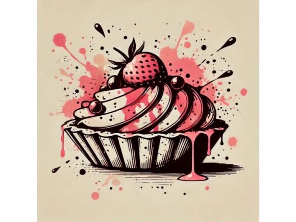 Download Inkblot-style Dessert, Abstract Splashes - Inkblot Collection