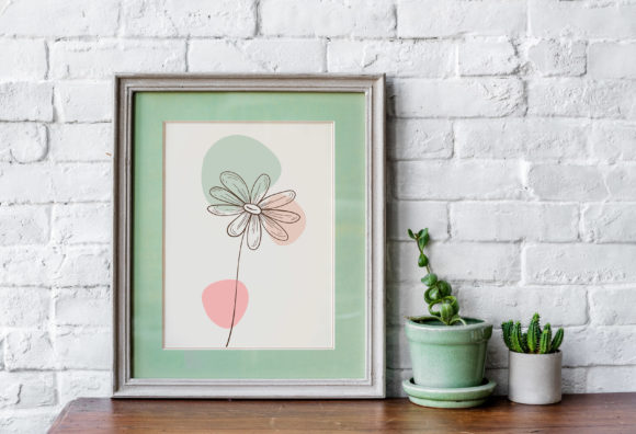 Download Floral Line Art Flower SVG Frame - Floral line art Collection