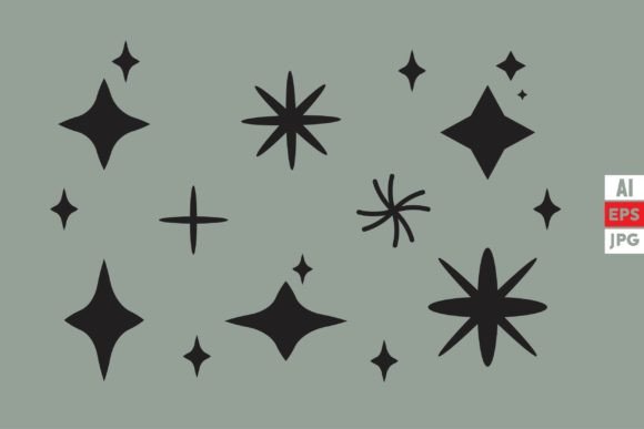 Download Flat Sparkling Star Collection Icon - Icon Collection