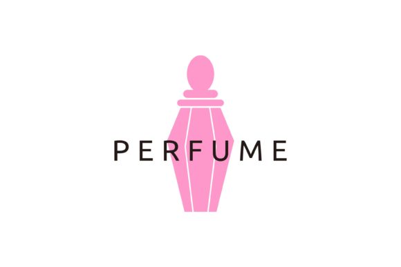 Download Pink Perfume Bottle Elegance Beauty Logo - Premium Bundle