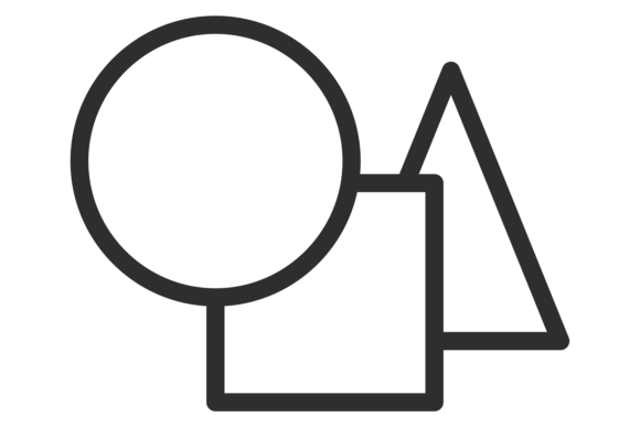 Download Geometric Shapes Icon. Drawing Symbol. D - Icon Collection