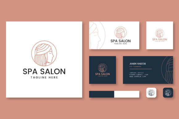 Download Beauty Logo Spa Salon with Business Card - Beauty logo Collection